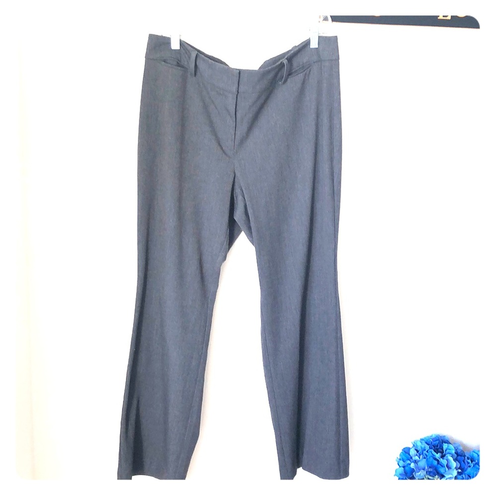 Size 14P Curvy Loft Outlet Trouser Pants Gray